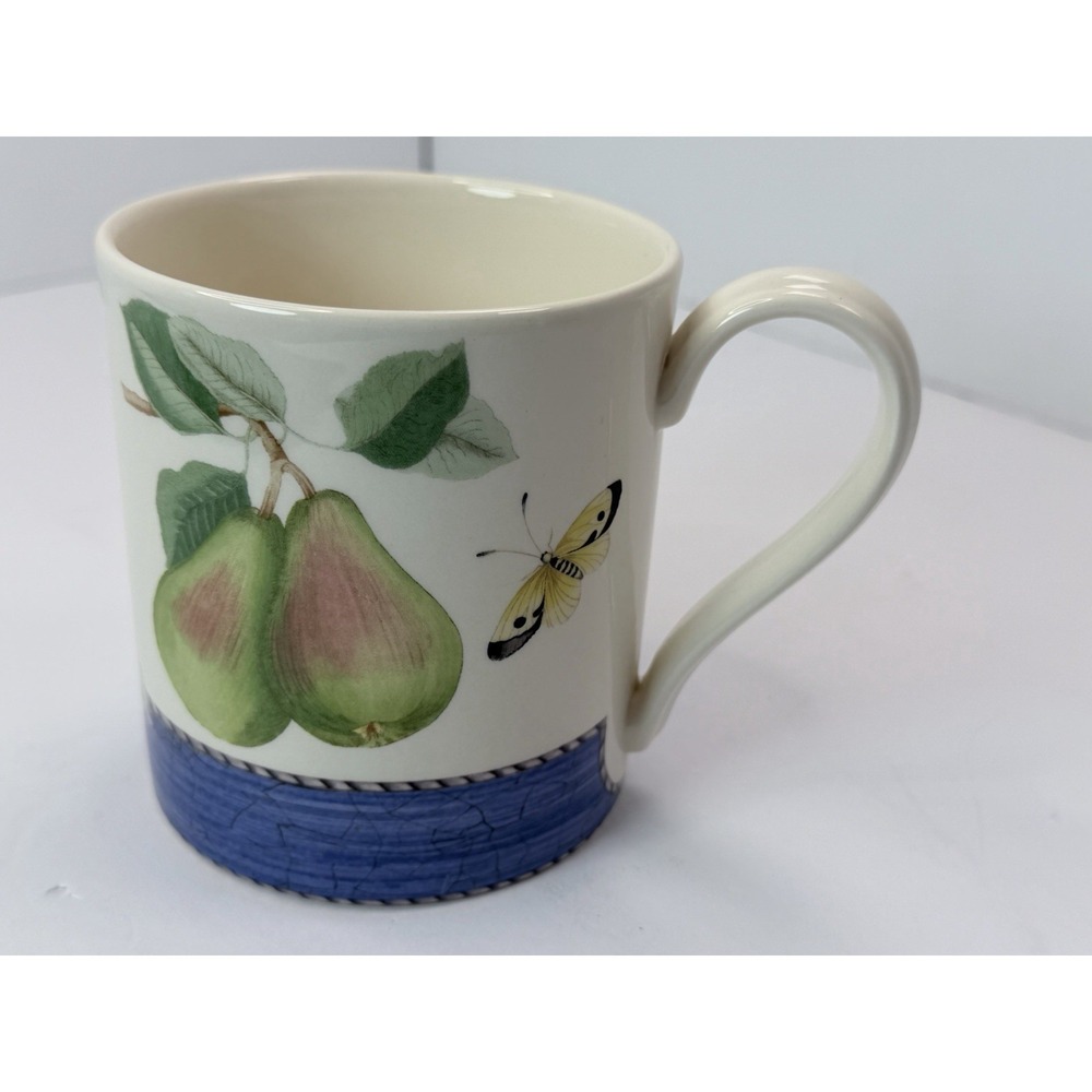 Wedgwood Sarah's Garden Queen's Ware Poached Pears Large Mug #3
